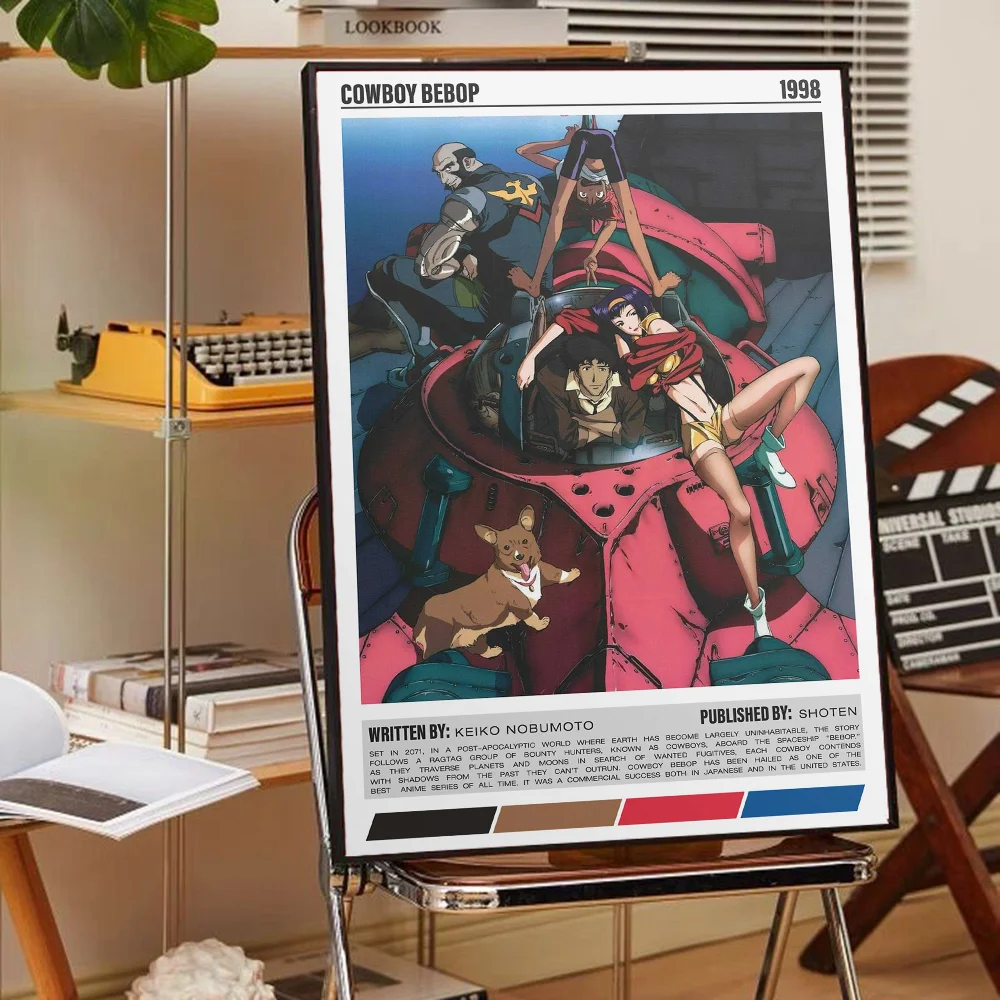 Anime Cowboy Bebop Poster Cao Chống Nước Dán Tường