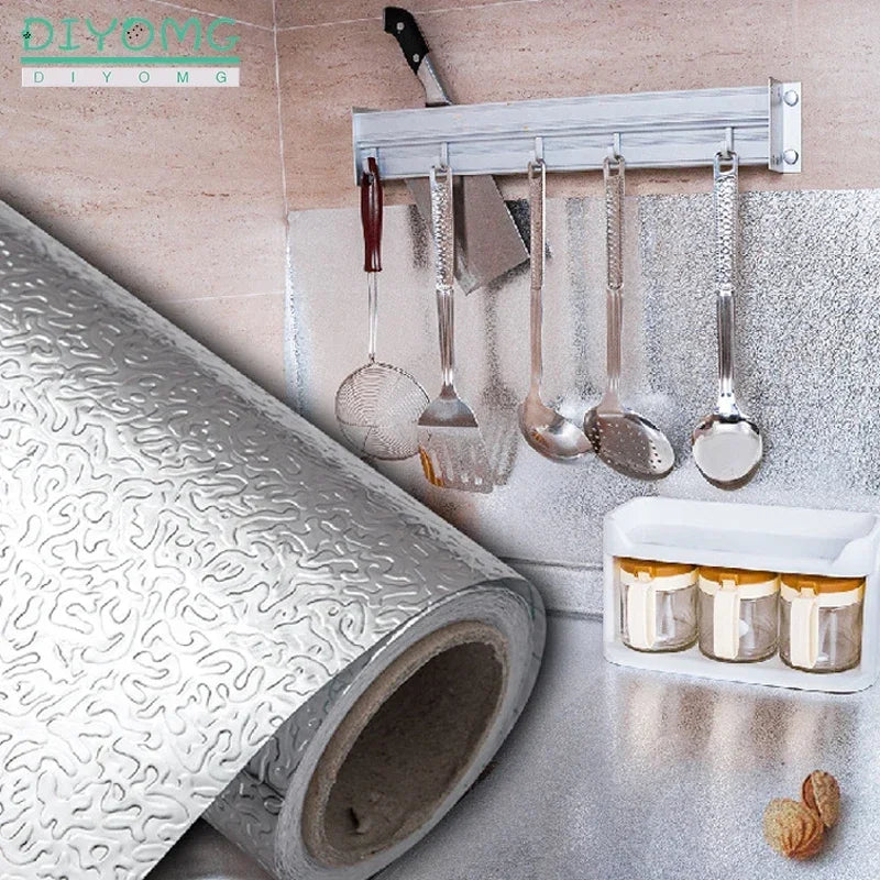Sticker Dán Bếp Chống Thấm Dầu Dán Tường Và Tủ Bếp