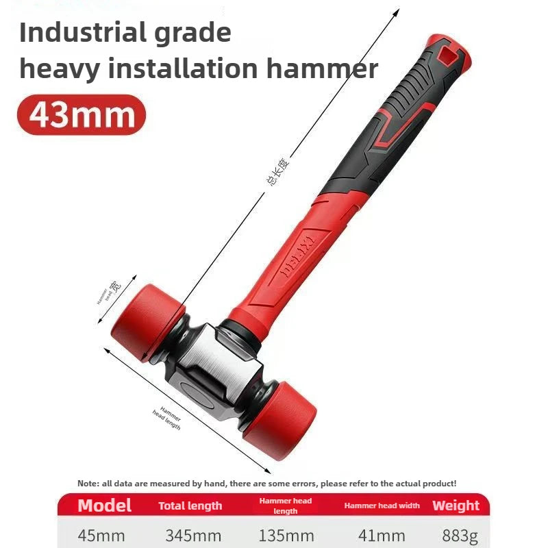 Rubber Hammer Rubber Hammer Paste Floor Tile Installation Hammer Solid Rubber Hammer Hammer Rubber Hammer Tools