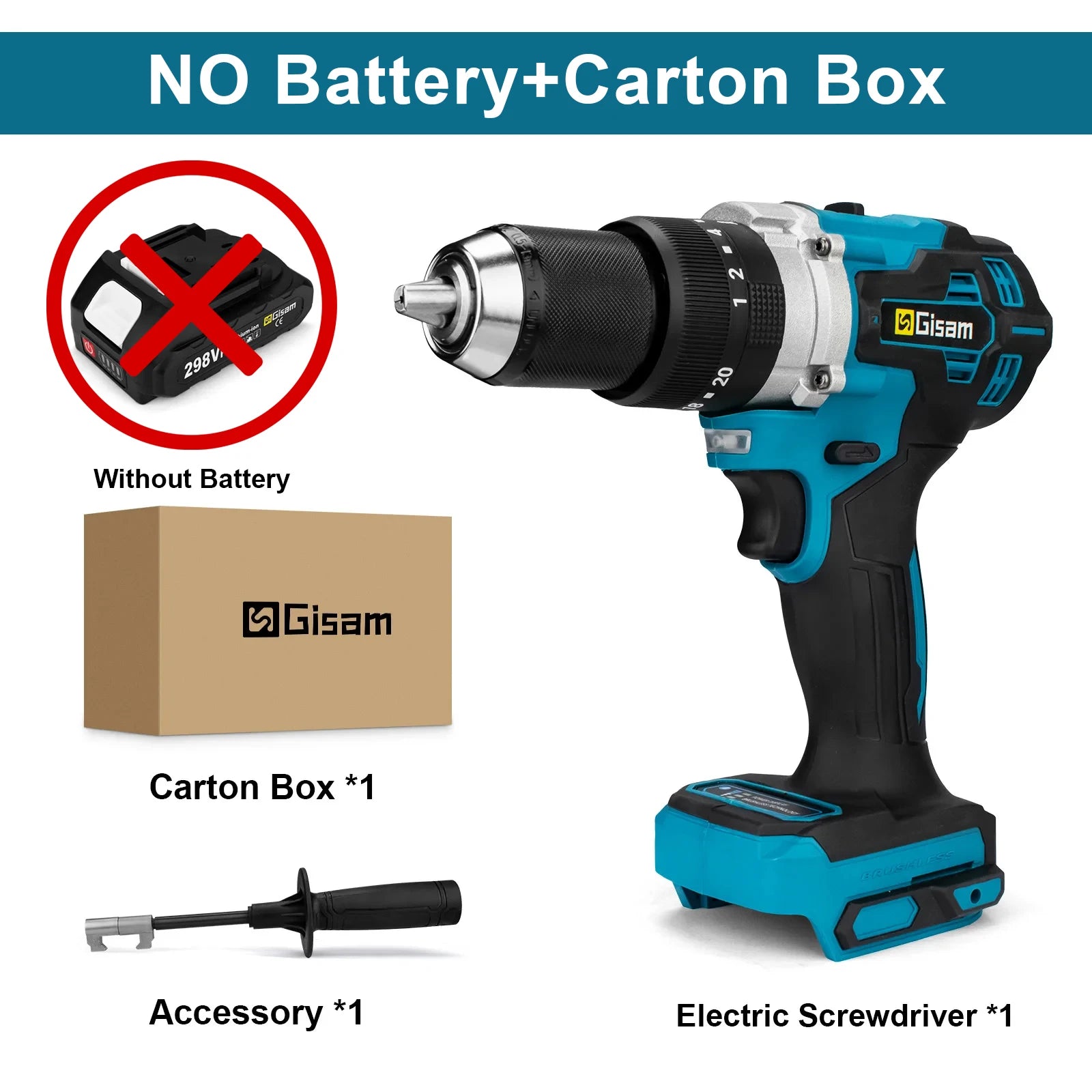 Máy Khoan Tác Động Không Dây Brushless 650Nm 13mm Pin Makita