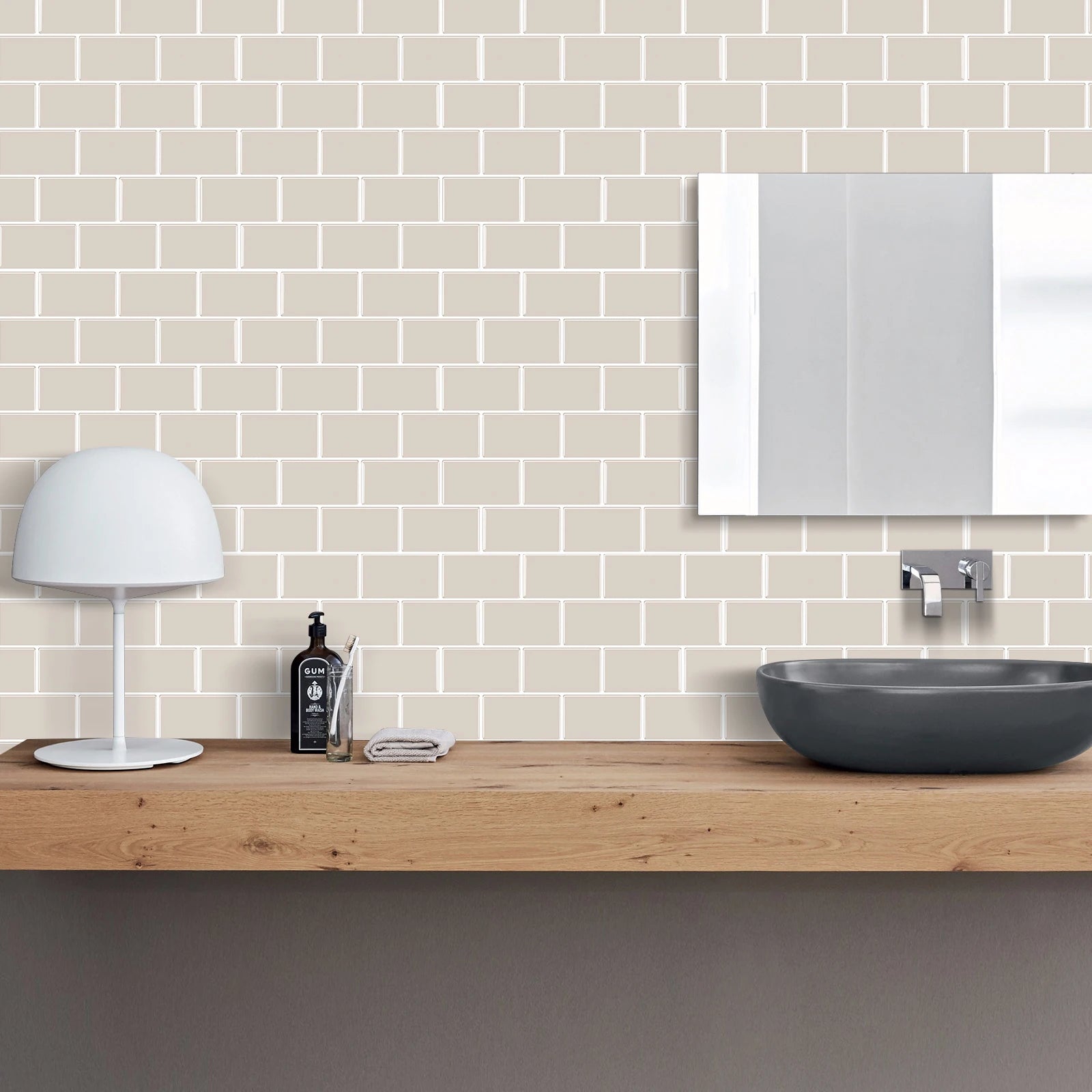 Vividtiles 3D Vinyl Dán Dính Ốp Tường Bếp Chống Nước Bền