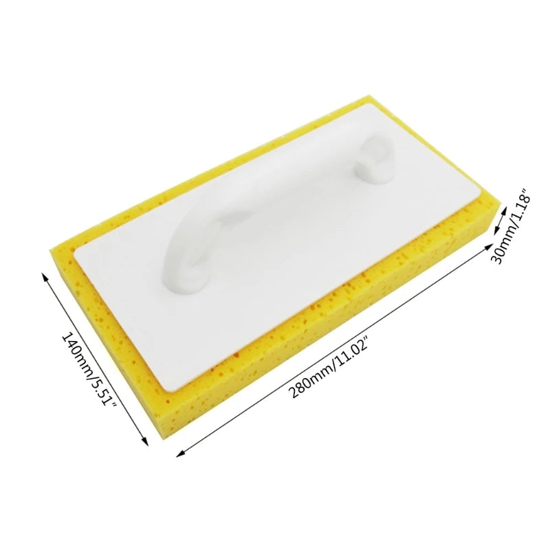 Tile Caulking Trowel Builders Masons Plastering Sponge Trowel Bricklayer Tool for Caulking Concrete Stucco Finish