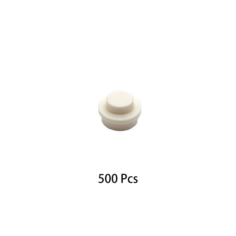 Universal Small Bricks 6141 Plate 1x1 Round Transparent Blue Brick Building Blocks Ocean Seascape Seawater Parts House DIY Toys