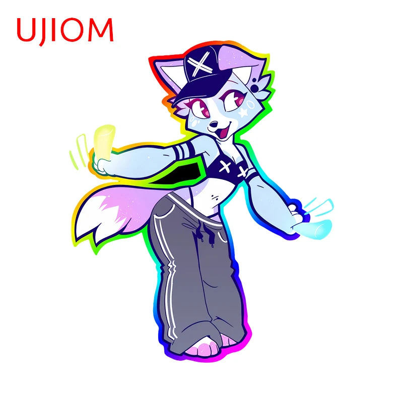 Sticker Dan Tuong Hoat Hinh Long Xu UJIOM Trang Tri Phong