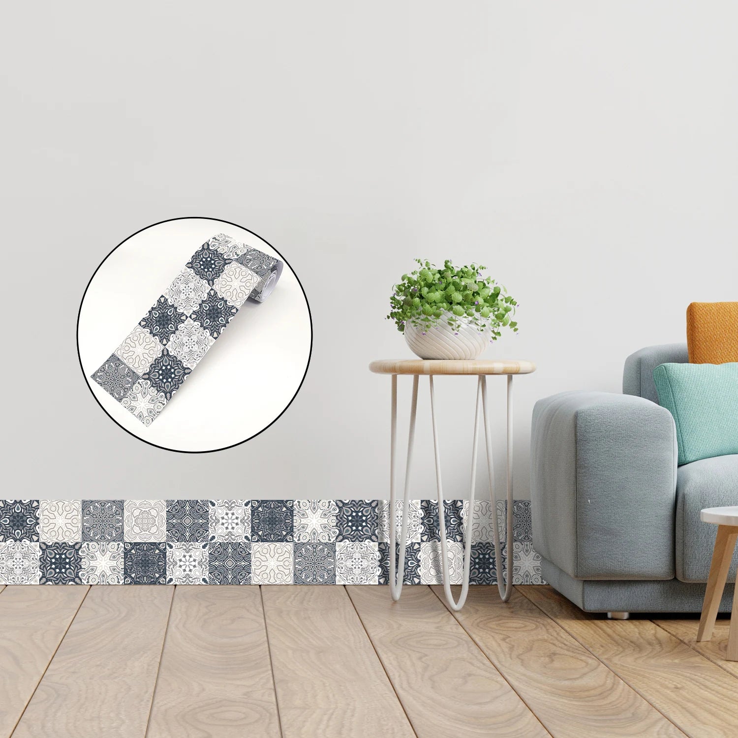 Dán Tường Gốm Phong Cách Châu Âu Cho Bếp Và Phòng Tắm
