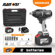 NANWEI Dụng Cụ Vặn Lốp Ô Tô Không Dây 21 V 600 Nm Dễ Dàng