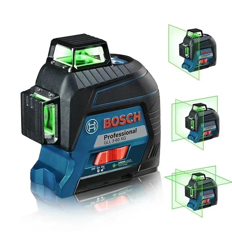 Bosch GLL3-60XG Máy Laser 12 Đường 360 Độ Chính Xác