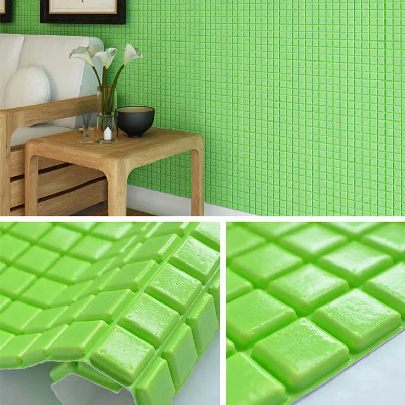 Miếng Dán Tường Mosaic Chống Va Đập Trang Trí Phòng Khách