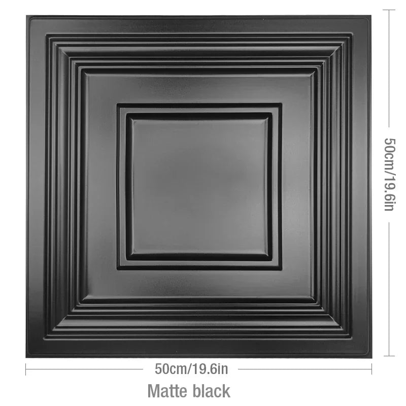 12 piece 50cm / 3m² Shiny gold 3D wall decor Wood grain slatted wall panel 3D groove texture panel tile wall sticker waterproof