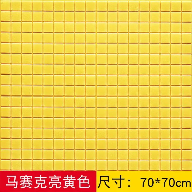 Miếng Dán Tường Mosaic Chống Va Đập Trang Trí Phòng Khách