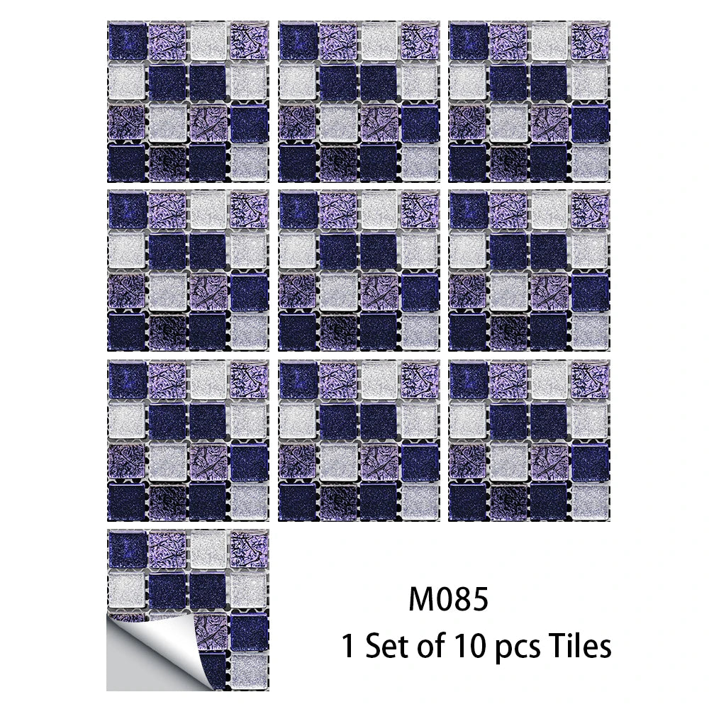 10 Miếng Dán Gạch Mosaic Bếp Và Phòng Tắm Chống Nước