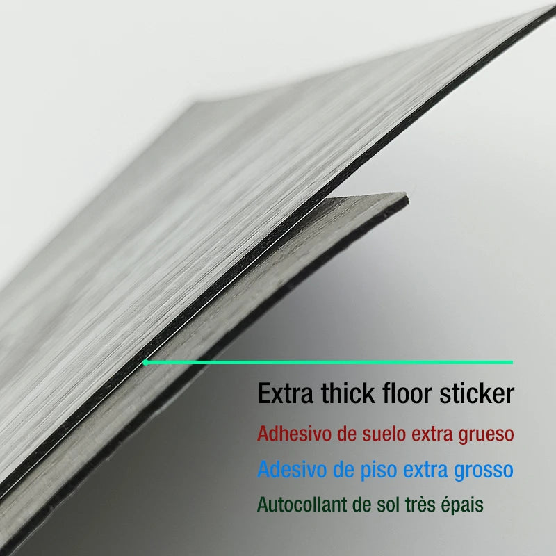 3D Dán Sàn Gỗ Vân Dày Tự Dính Chống Thấm Trang Trí Nhà
