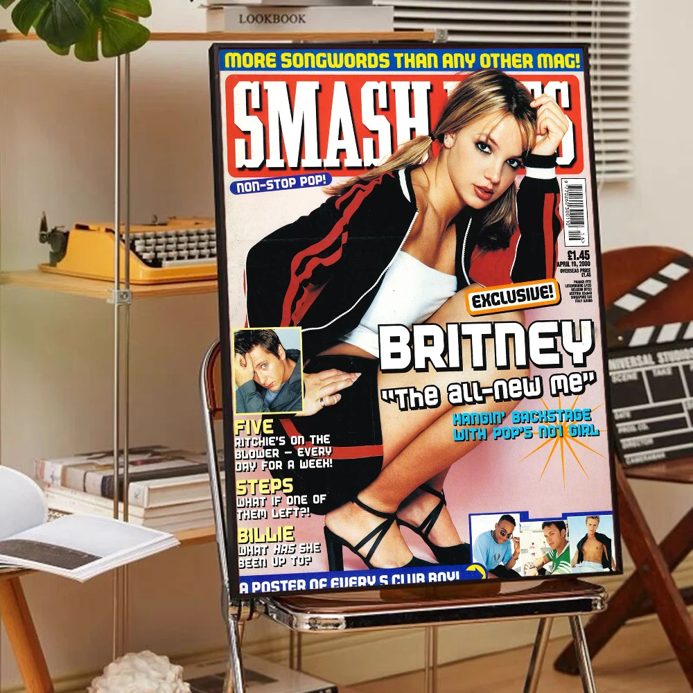 Poster Britney Spears Waterproof Dan Tuong Trang Tri Phong