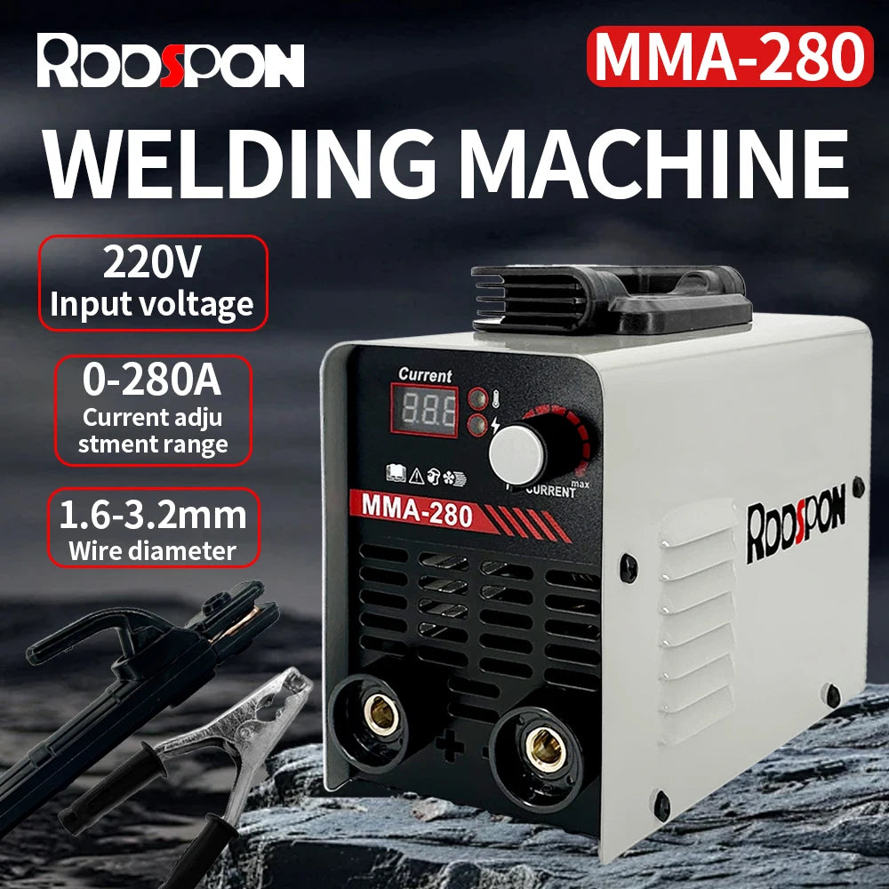 Máy Hàn MMA 280 Hàn Que Arc TIG Kỹ Thuật Số IGBT Di Động