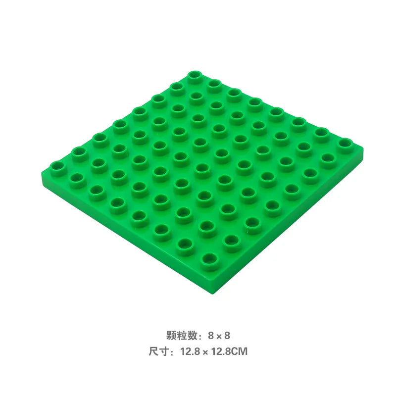 8*8 Dots Creative Large Particle Double Floors Building Blocks Base Plate DIY Bricks Baseplate Toys For Kids Christmas Gift