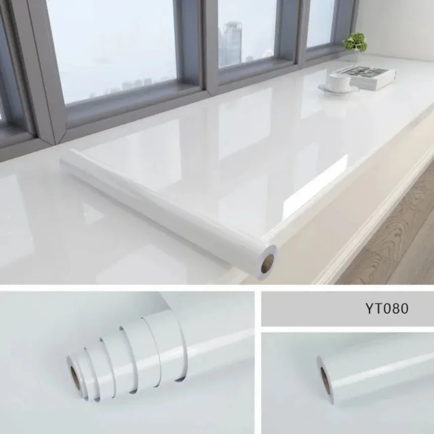 Modern Waterproof Marble Wallpaper Self Adhesive Foil Mould Proof Stickers for Kitchen High Temperature Resistant Wall Decor