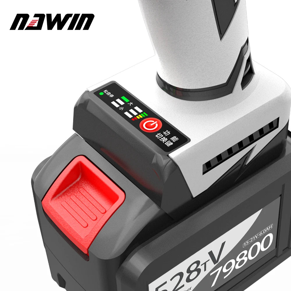 NANWEI Dụng Cụ Vặn Lốp Ô Tô Không Dây 21 V 600 Nm Dễ Dàng