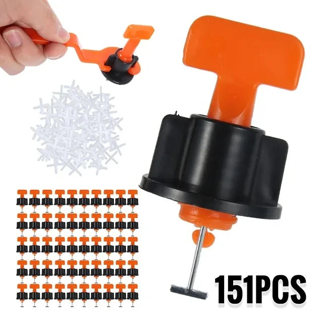 Bộ Dụng Cụ Căn Lề Gạch 151 Miếng Hệ Thống Leveling