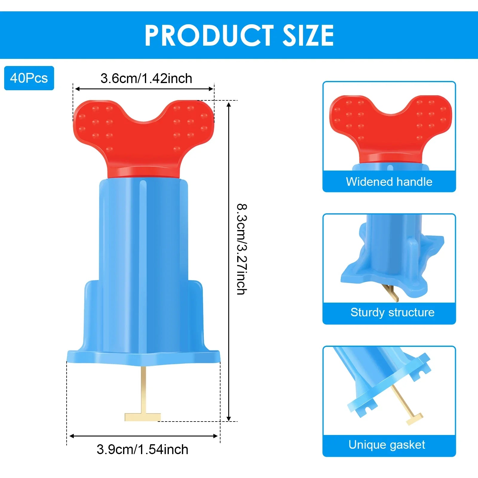 Hệ Thống Căn Mặt Gạch 40 20 Kẹp Gạch Tường Định Vị Nhanh