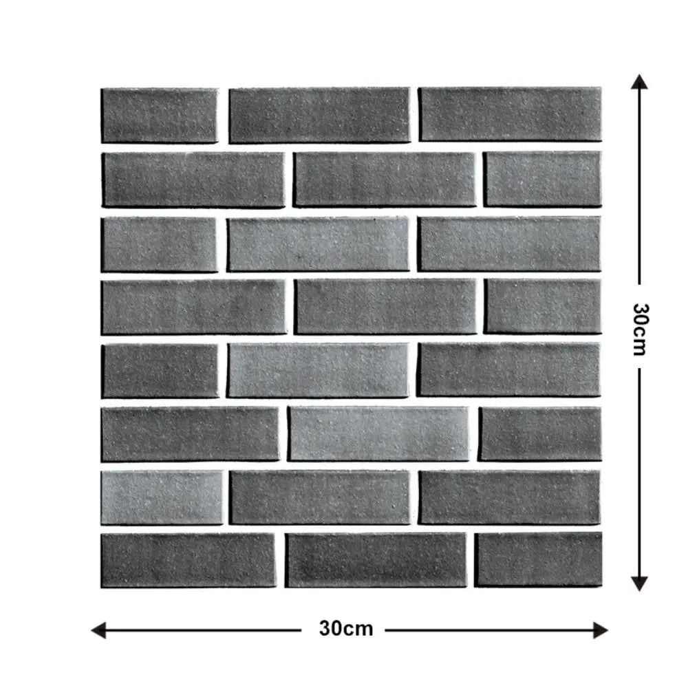 Bedroom DIY Antibacterial Waterproof Brick Design Stereoscopic 3D Wallpaper Background Wallpaper Wall Decal For Wall Decoration