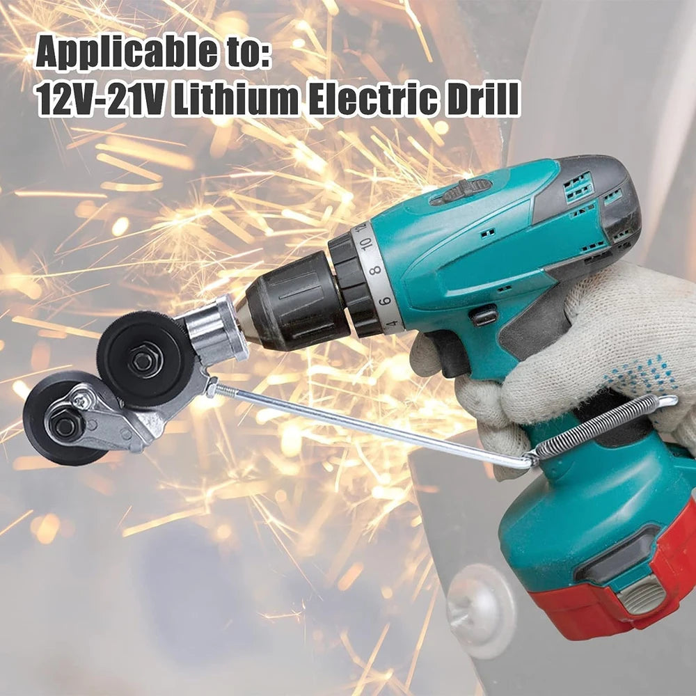 Đầu Nibbler Điện Cắt Kim Loại Kèm Adapter Cho Máy Khoan