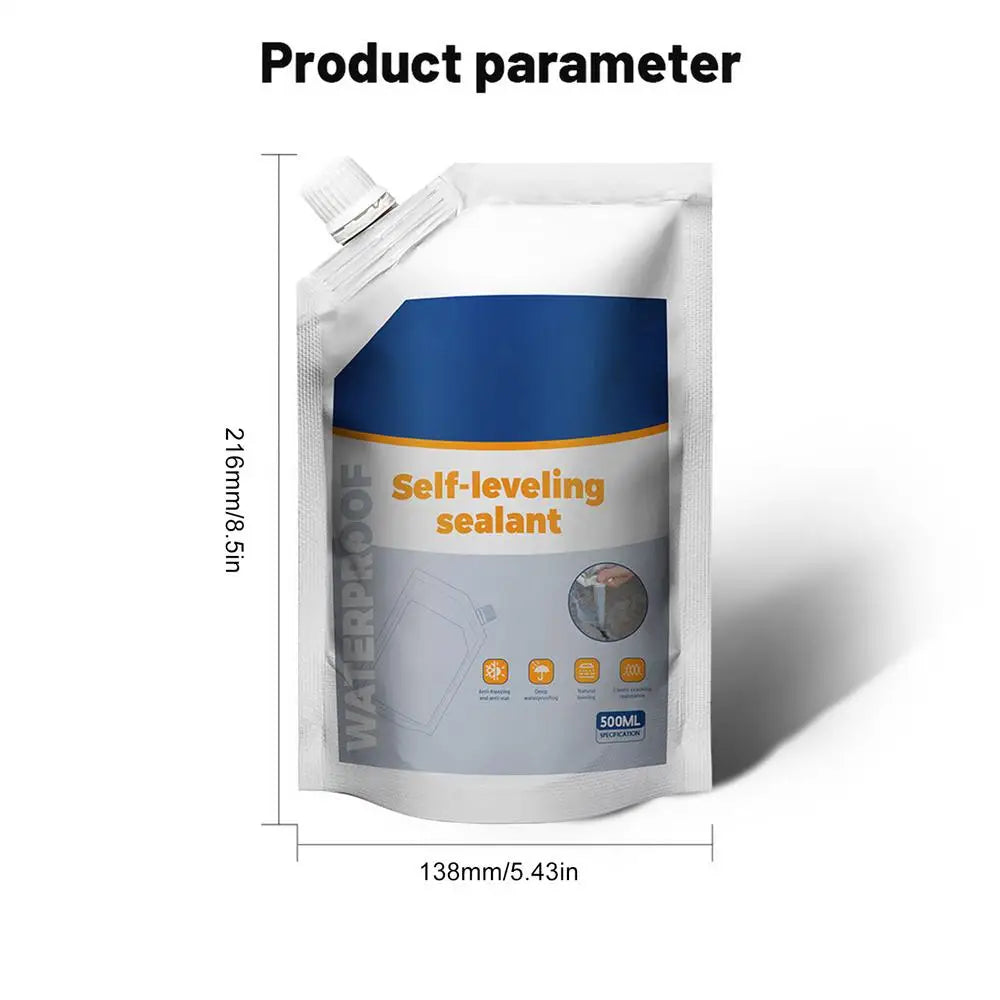 500ml Cement Concrete Waterproofing Sealant Penetrating Bonding Agent With High Strength For Roof, Pool, Bathroom, Basement