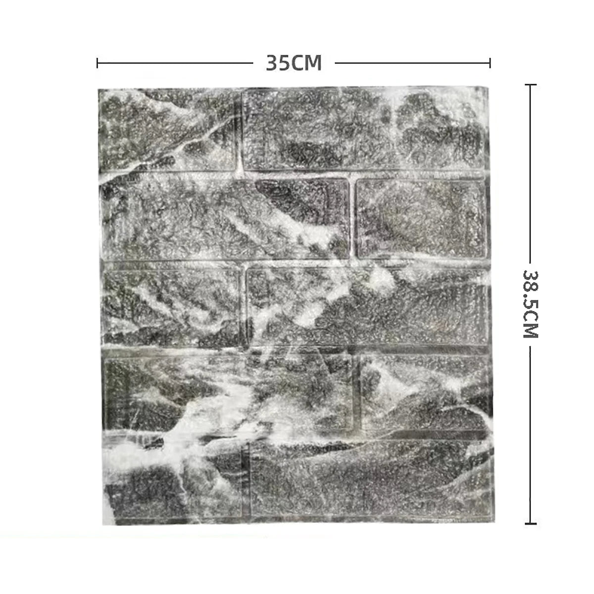 Bộ Dán Tường Gạch 3D 35x38 Cm Chống Nước 5 15 30 Miếng