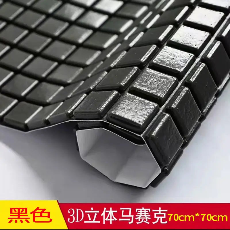Miếng Dán Tường Mosaic Chống Va Đập Trang Trí Phòng Khách