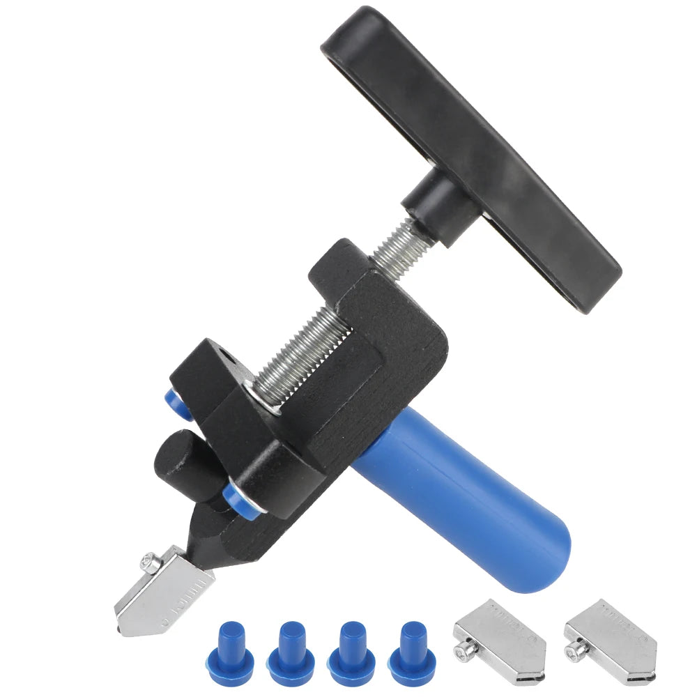 Tile Breaker Knife Wheel Glass Tile Hand Cutting Tool 2-in-1 Tile Cutter Professional Mirror Cutting Tool Accessories