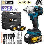 Gisam Brushless Không Dây Máy Siết Bu Lông 320Nm 18V Makita
