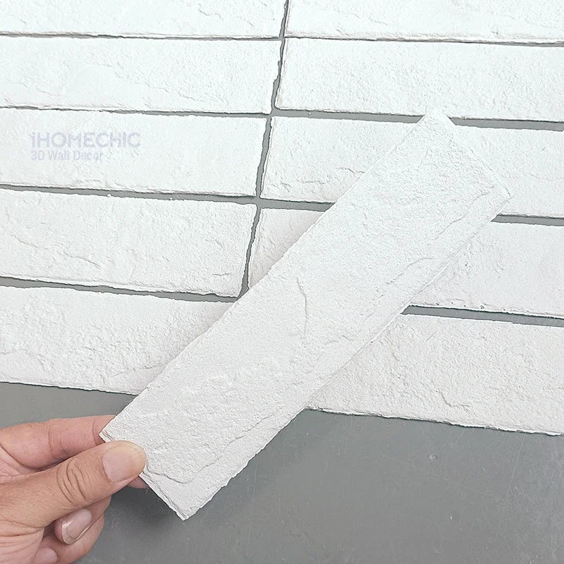 3D brick wall sticker 3D wall panel waterproof stone tile ceramic mosaic TV background bedroom kitchen home House outdoors wall