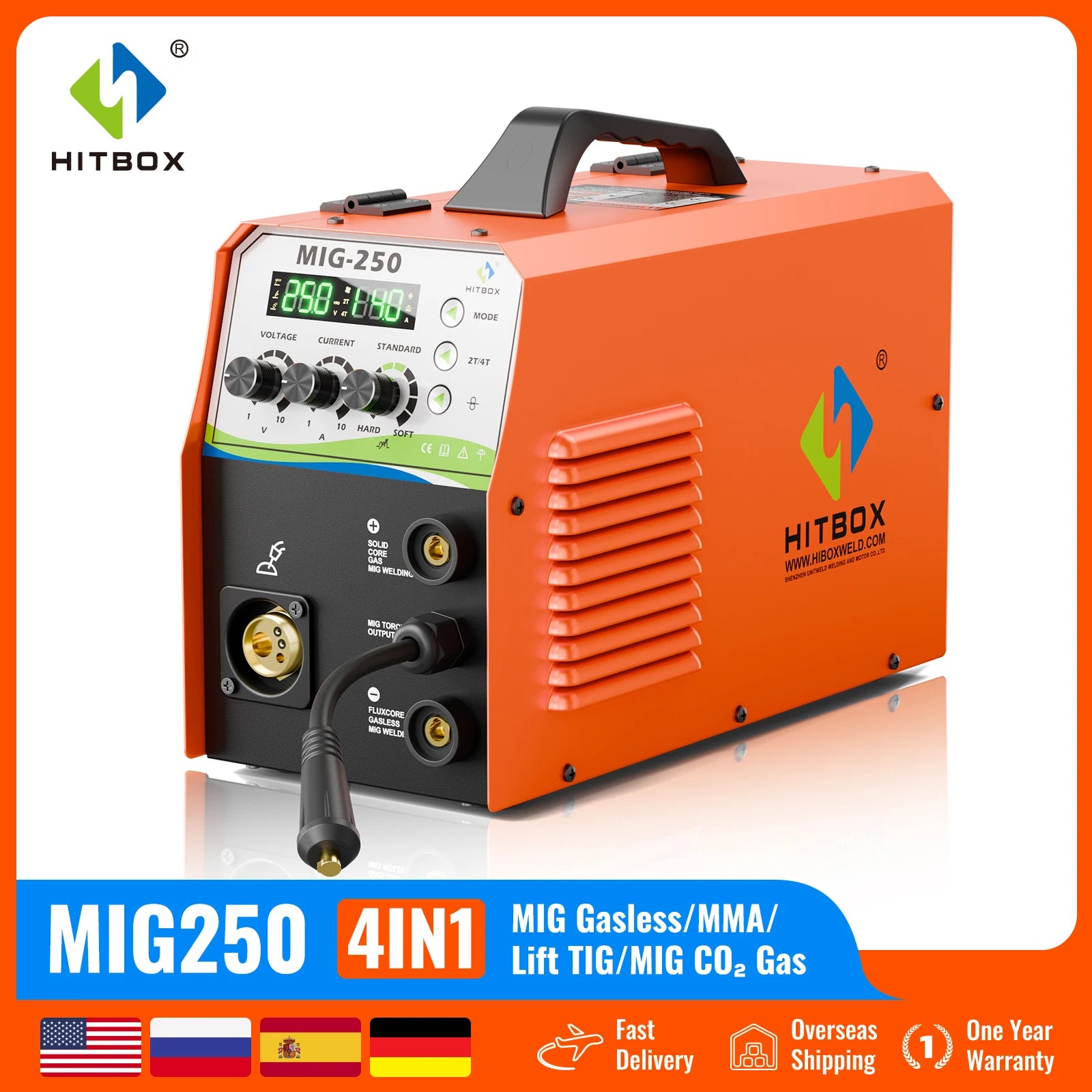Hitbox May Han MIG Ban Tu Dong Synergy 220V Arc TIG
