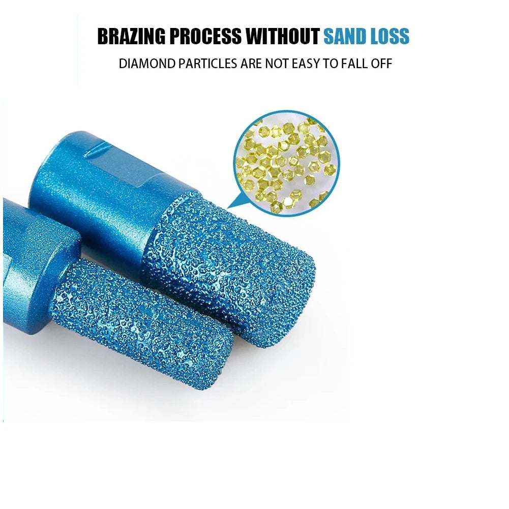 1Pcs M10 Vaccum Brazed Milling Cutter Diamond Ceramic Tile Marble Stone Slotting Clean Tool For 100 Type Angle Grinder 6 10 15mm