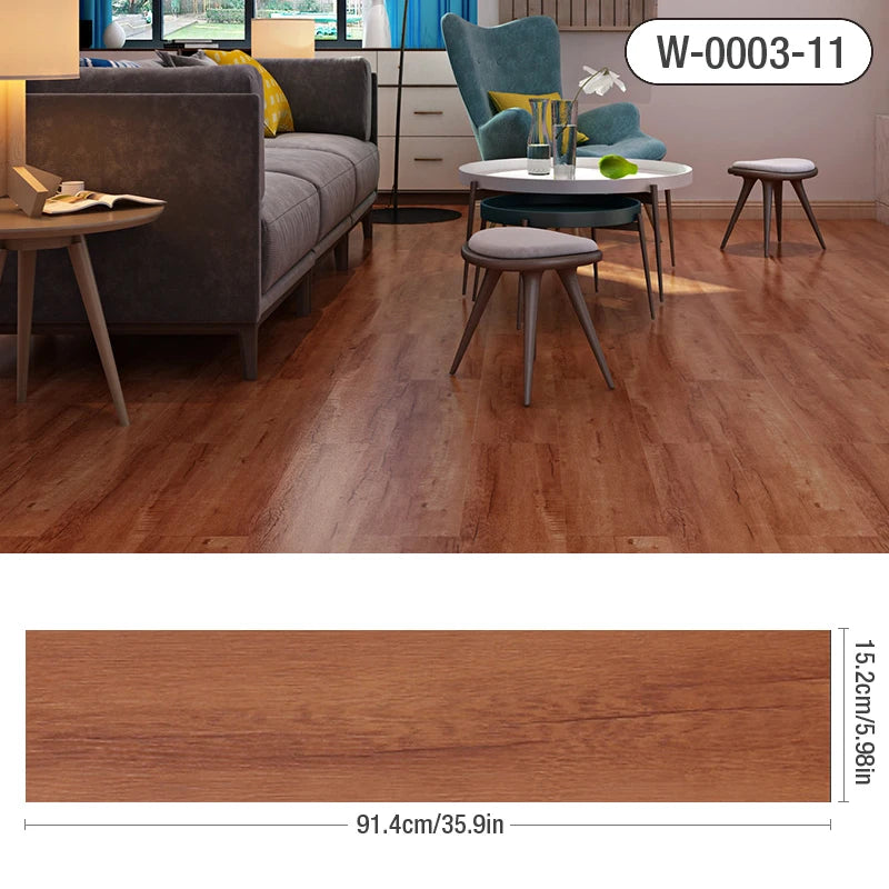 3D Dán Sàn Gỗ Vân Dày Tự Dính Chống Thấm Trang Trí Nhà