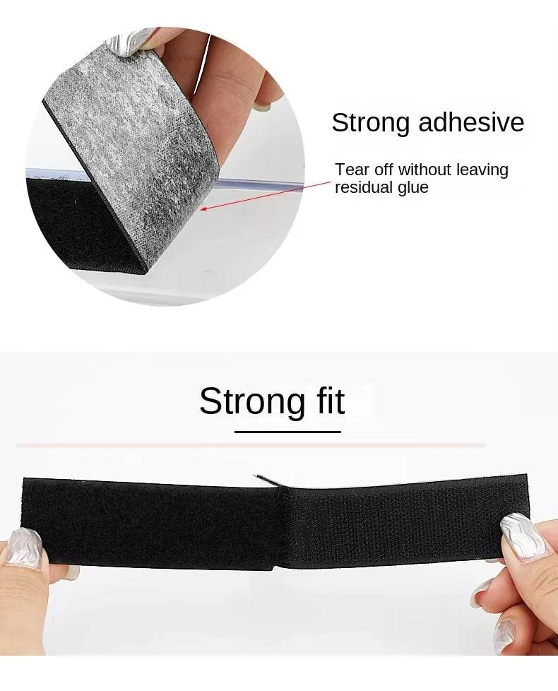 3M 9448A Băng Móc Dán Đen Hai Mặt Dính 16 100mm Nhiệt Cao