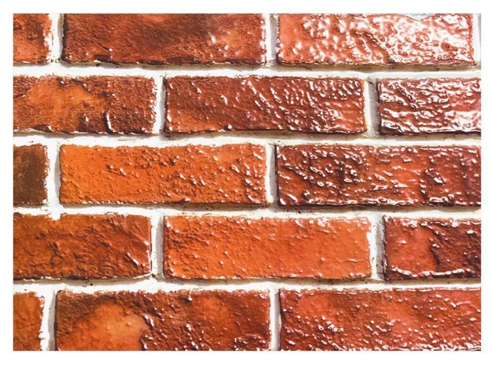 Self Adhesive Tile Wall Sticker Home Decor 3D PVC Brick Sticker Wall Decor For Kitchen Cupboard Bathroom Waterproof Wallpaper