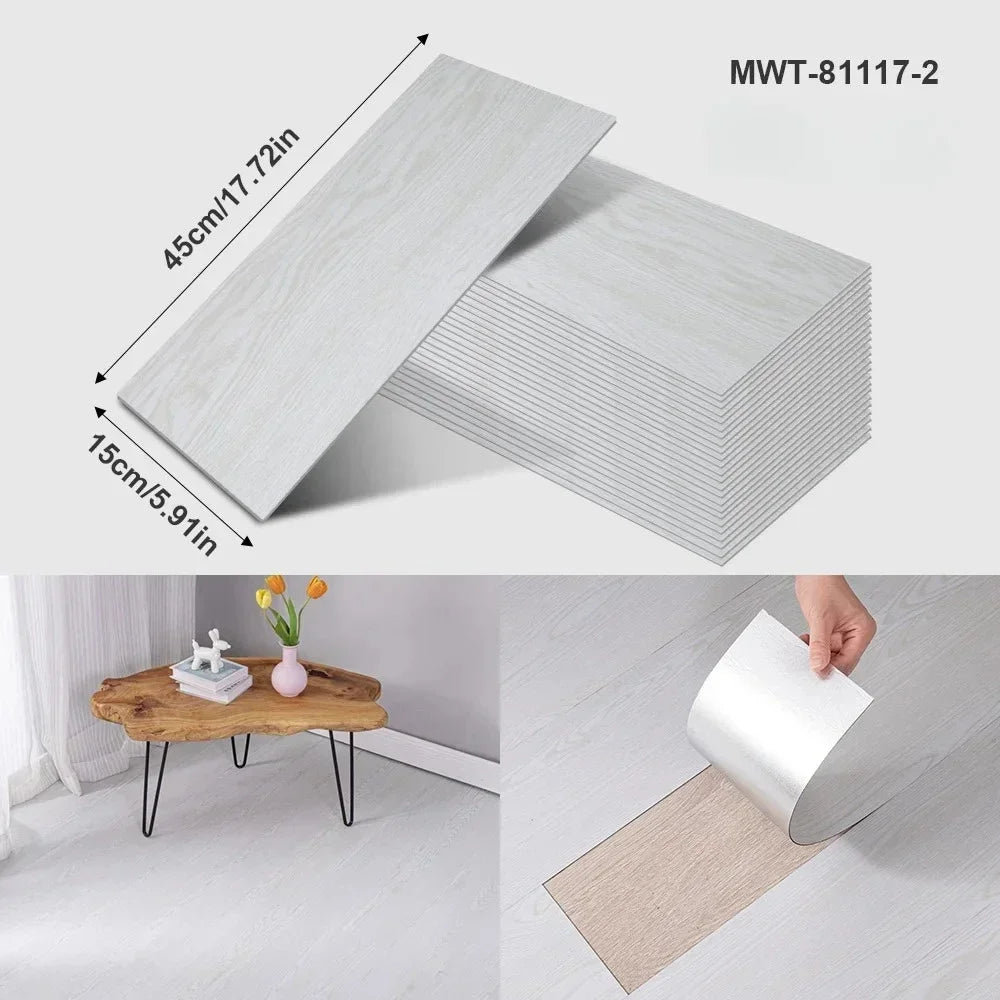 Dan San Va Dan Tuong Van Go Hien Dai 45x15 Cm PVC Ben