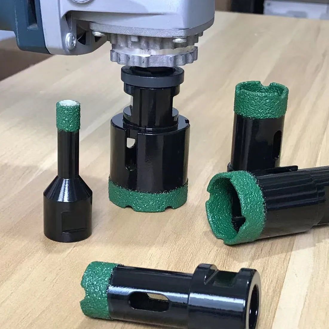 Diamond Brazed Core Dry Drill Bit 1Pc 6-100mm for Porcelain Tiles Marble Glass Granite Hole Cup Saw Cutter Accessories Cutting