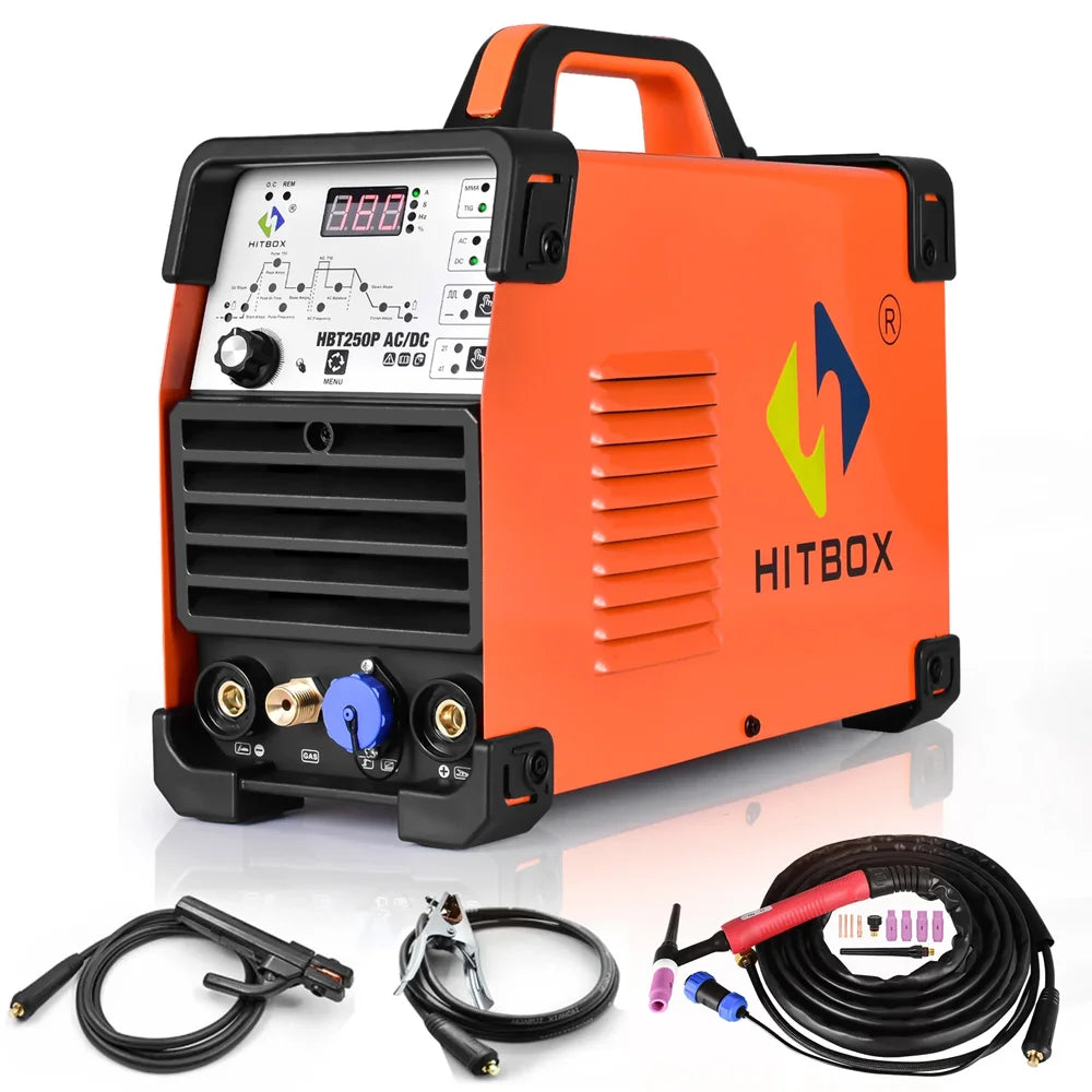 Hitbox Máy Hàn TIG AC DC 4 Trong 1 HBT250P Điều Khiển