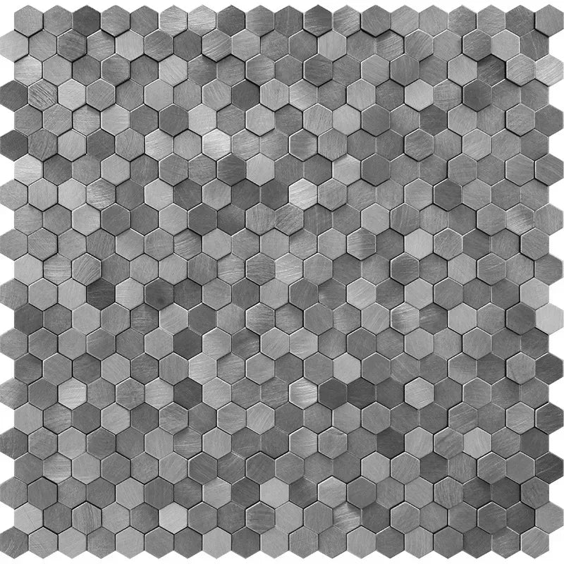Dán Tường Mosaic Gạch Lục Giác Nhôm Nhựa Tự Dính Chịu Ẩm