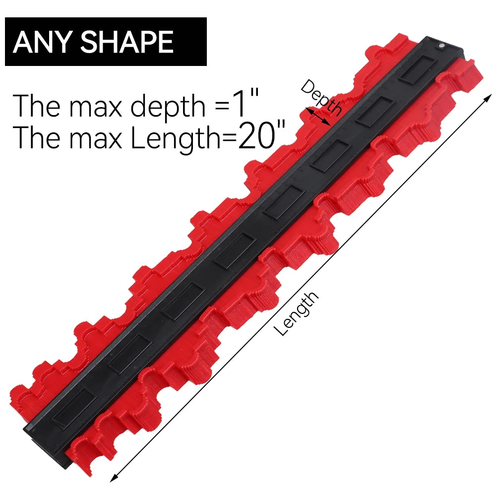 Contour Gauge Duplicator Nhựa Lập Dạng Sao Chép Dụng Cụ Gỗ
