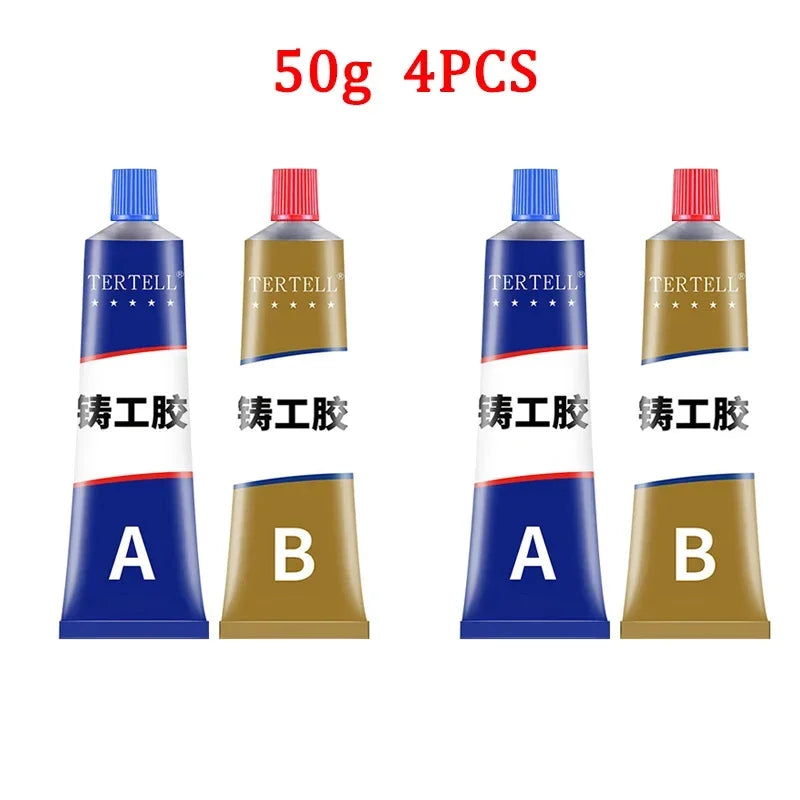 Keo Dán Kim Loại Chịu Nhiệt Cao Sửa Chữa Mối Hàn AB Glue