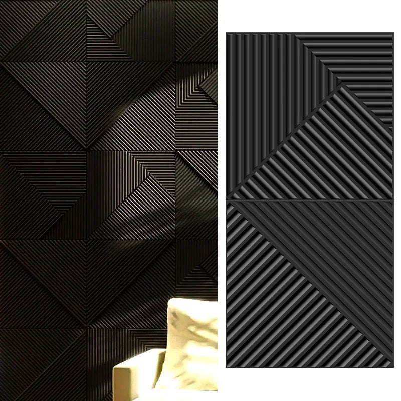 30x30cm 3D wall sticker decorative ceiling living room Wood grain wallpaper waterproof 3D Wall panel mold bathroom kitchen Hotel