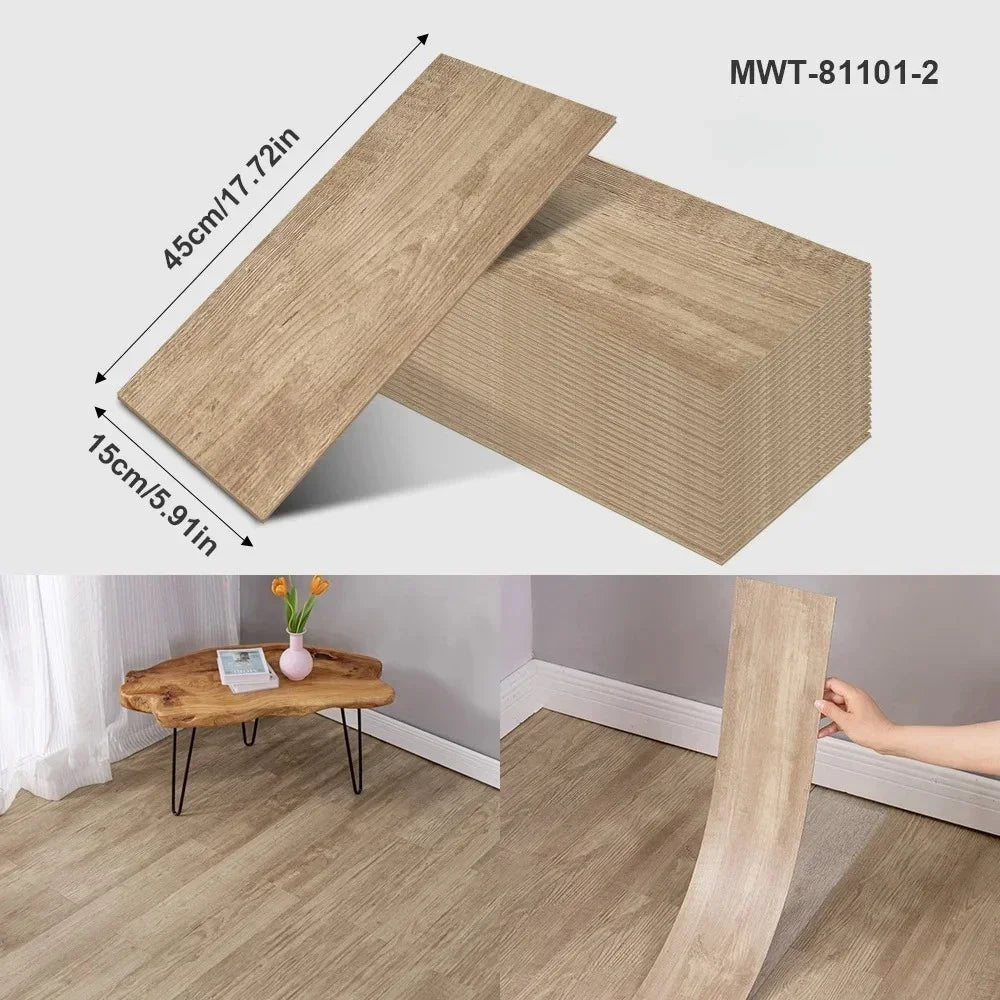 Dan San Va Dan Tuong Van Go Hien Dai 45x15 Cm PVC Ben
