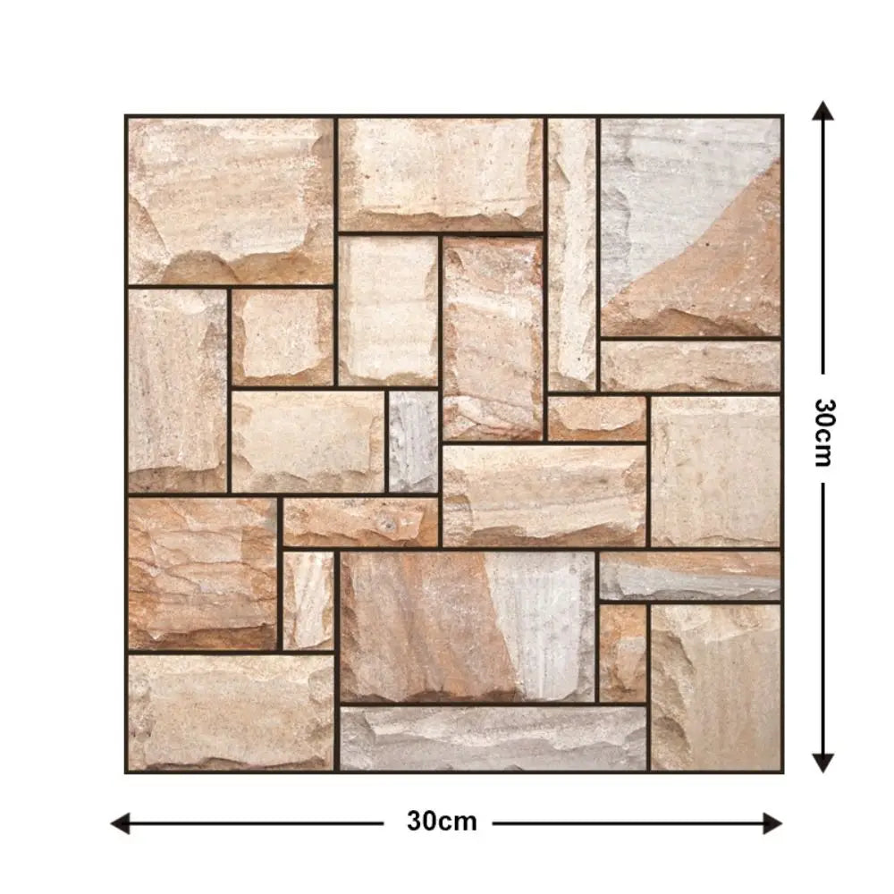 Dán Tường Gạch 3D Chống Thấm Tự Dính Trang Trí Ký Túc Xá