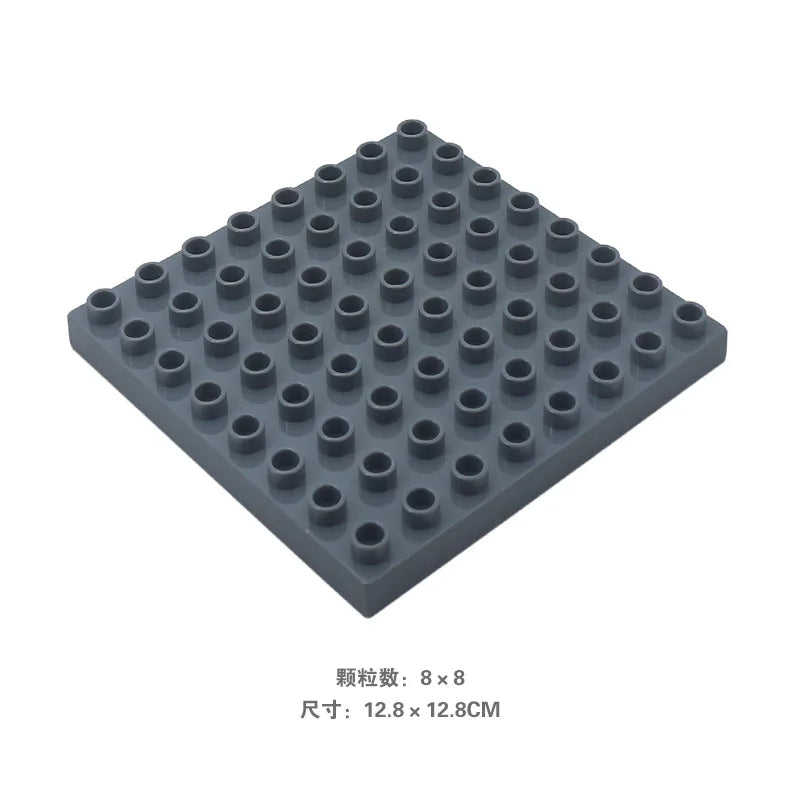 8*8 Dots Creative Large Particle Double Floors Building Blocks Base Plate DIY Bricks Baseplate Toys For Kids Christmas Gift