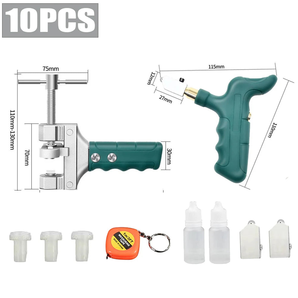 Bộ Dụng Cụ Cắt Gạch Kính Cao Cấp - Cắt Chính Xác