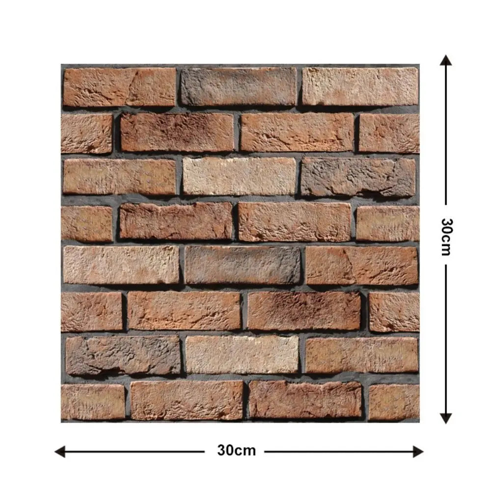 Dán Tường Gạch 3D Chống Thấm Tự Dính Trang Trí Ký Túc Xá