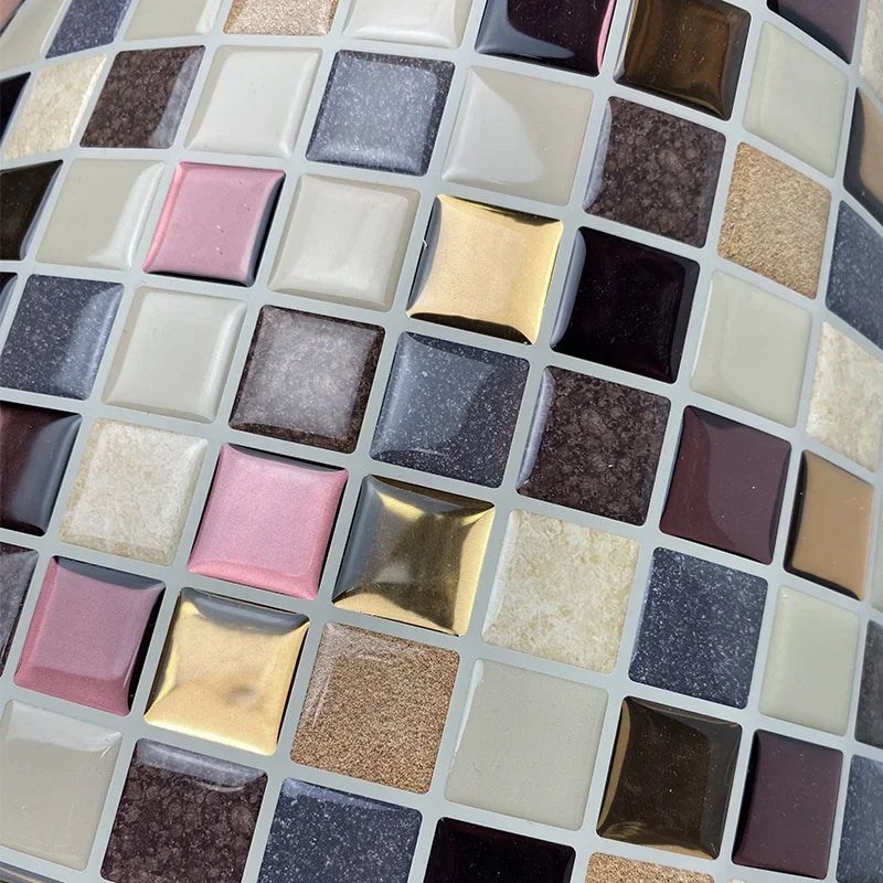 Gach Op Tuong Bep 12x12 Dan Dinh Khong Tham Nuoc 3D Mosaic