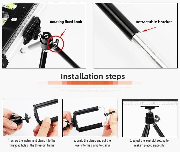 Máy Mức Laser Đo 4 Trong 1 Tự Cân Bằng Đường Chéo Cho Mộc